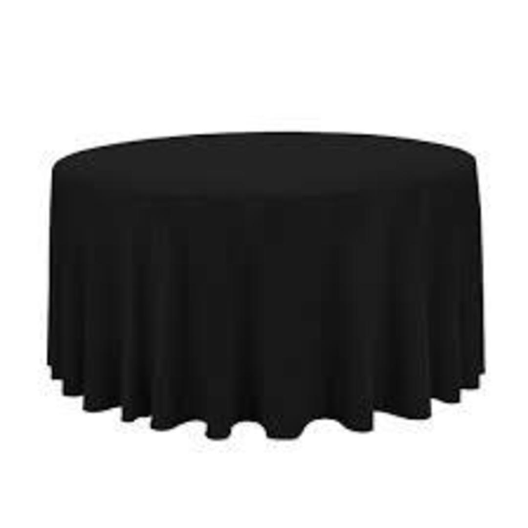 Round Tablecloth - Black (280cm) image 0